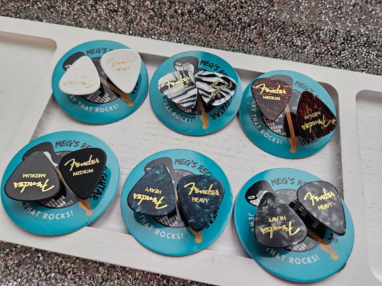 Guitar Pick Cufflinks