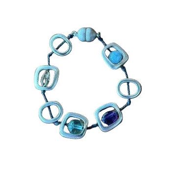 Silver Geometric Bracelet