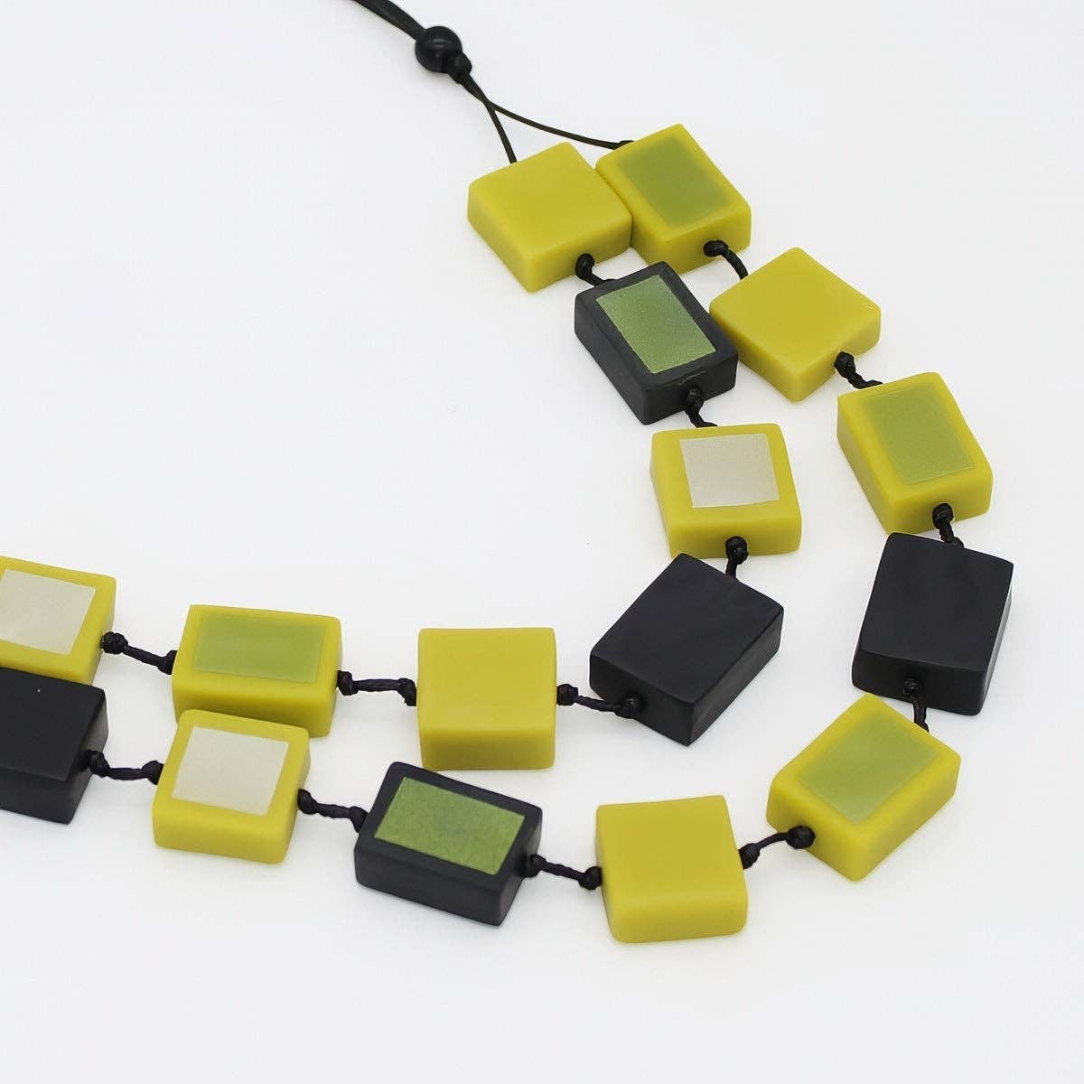 Lime Mira Verde Double Necklace