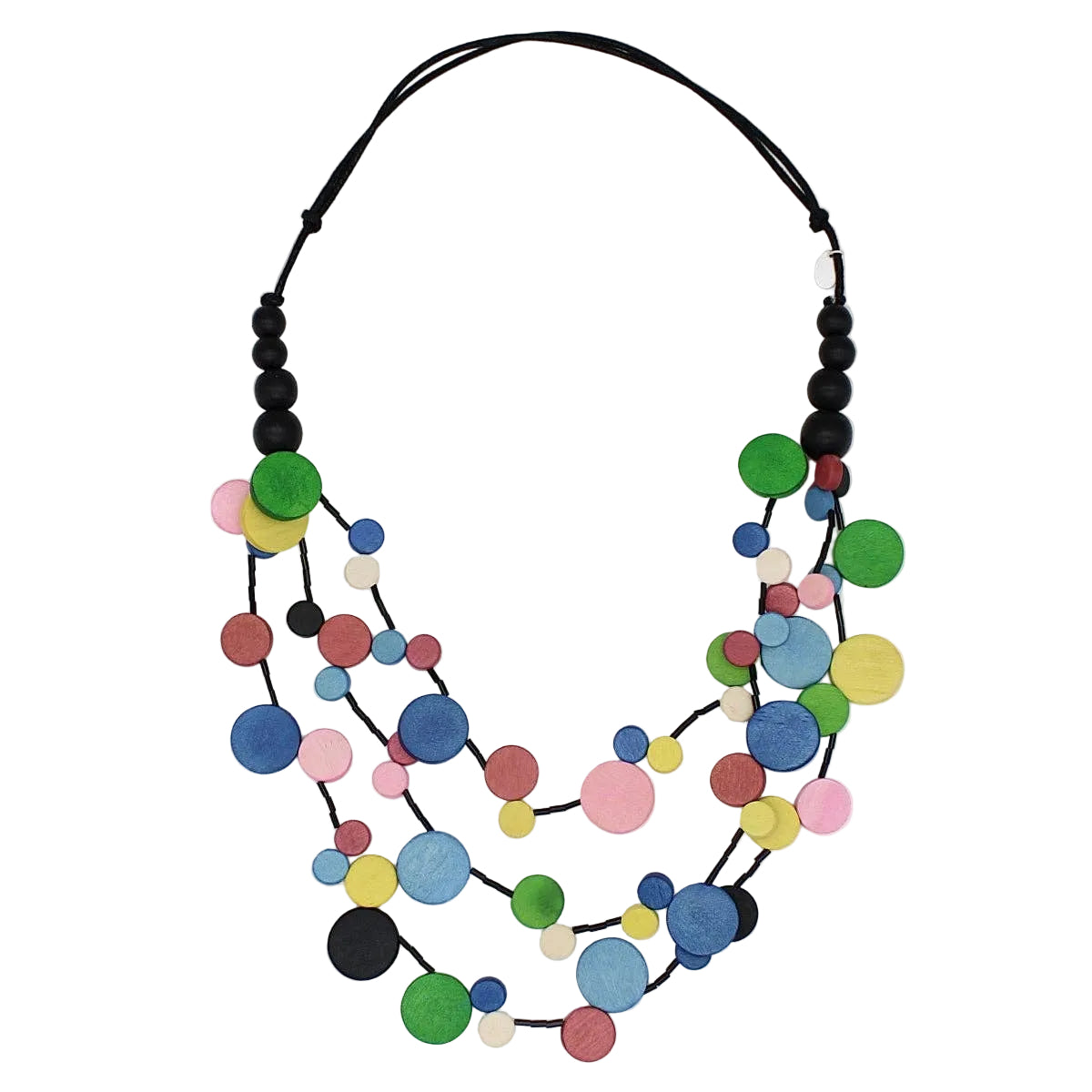 Colorful Multi Strand Millie Necklace