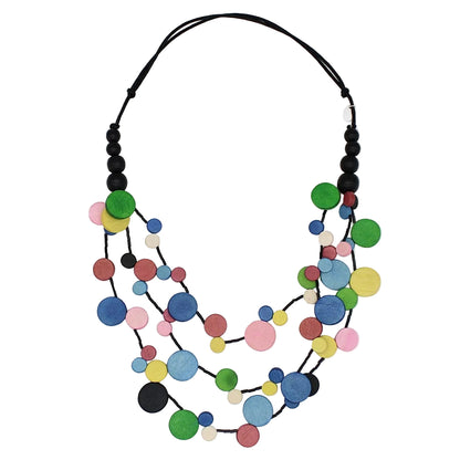Colorful Multi Strand Millie Necklace