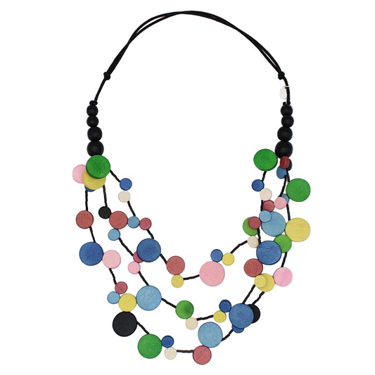 Colorful Multi Strand Millie Necklace
