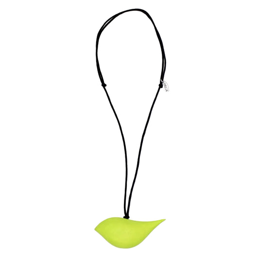Neon Robin Pendant Necklace