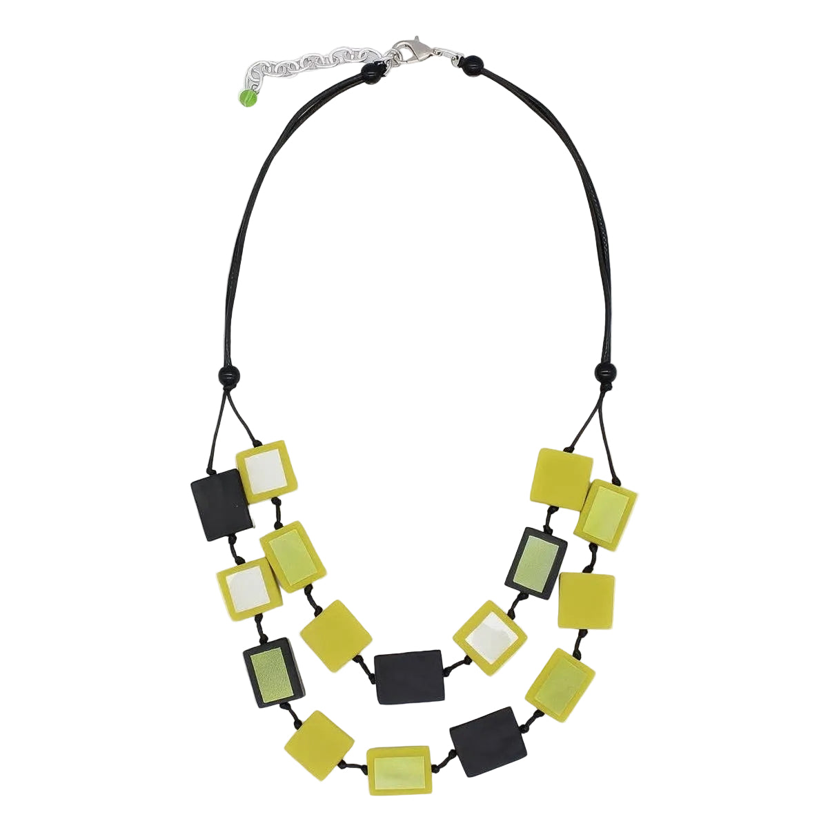 Lime Mira Verde Double Necklace