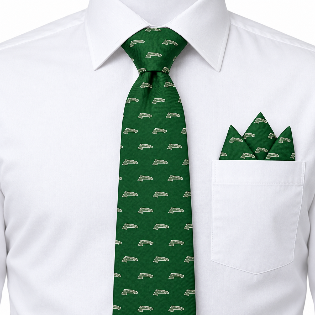 Tie and Pocket Square Combo
