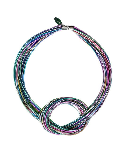 Rainbow Knot Necklace