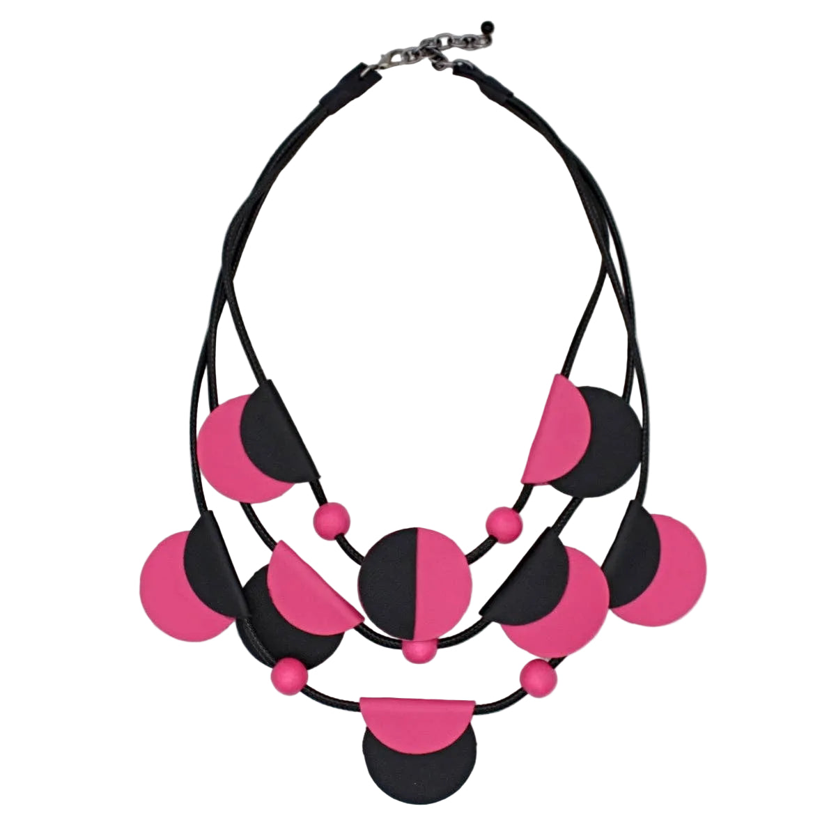 Pink Verona Leather Necklace