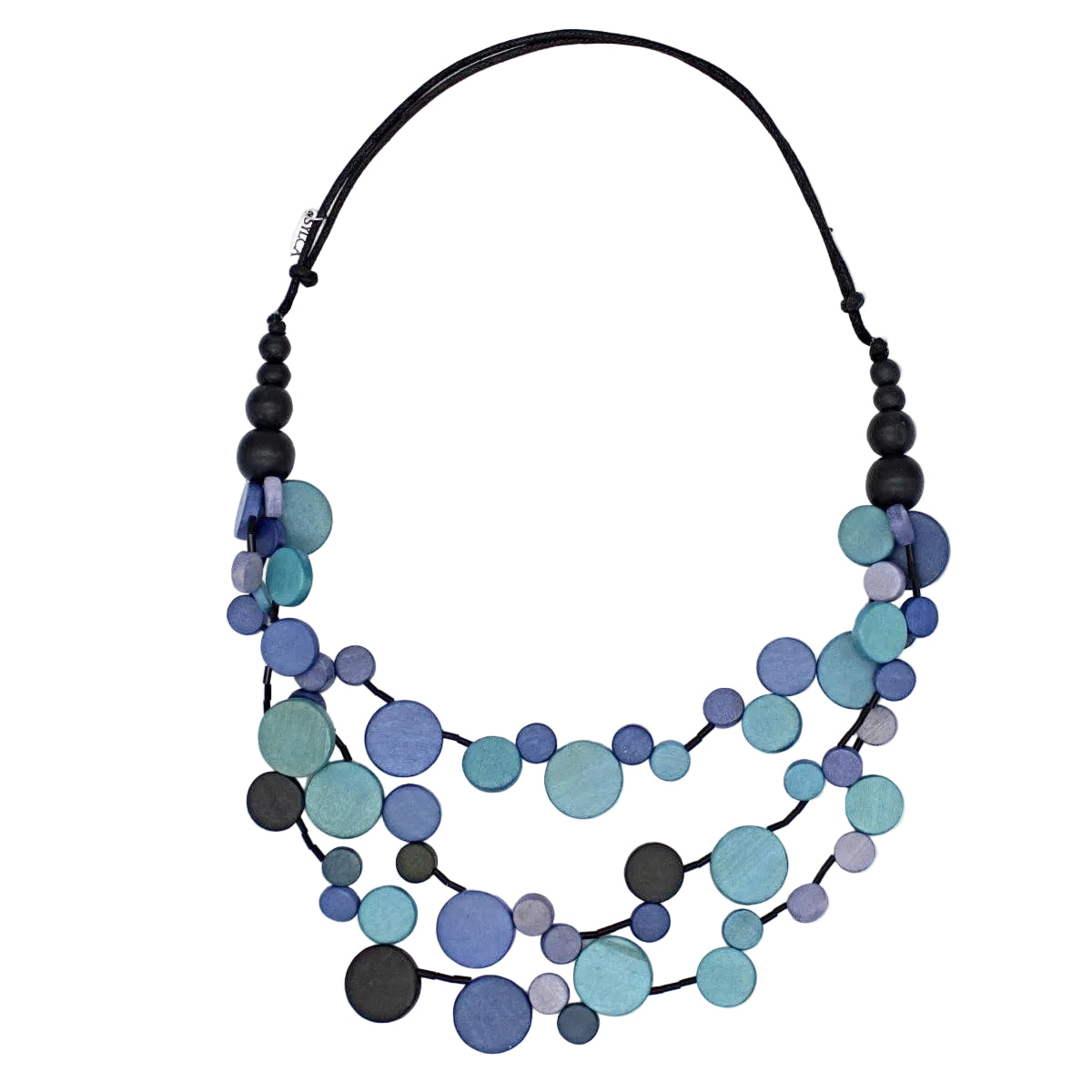 Blue Multi Strand Millie Necklace