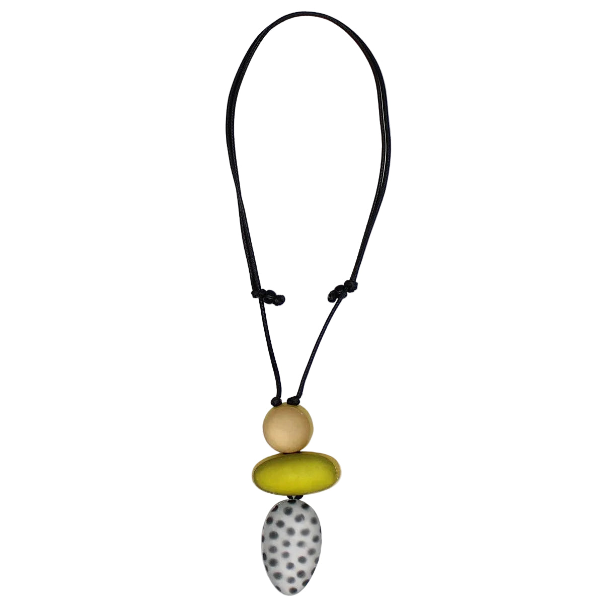 Lime Midori Polka Dot Pendant