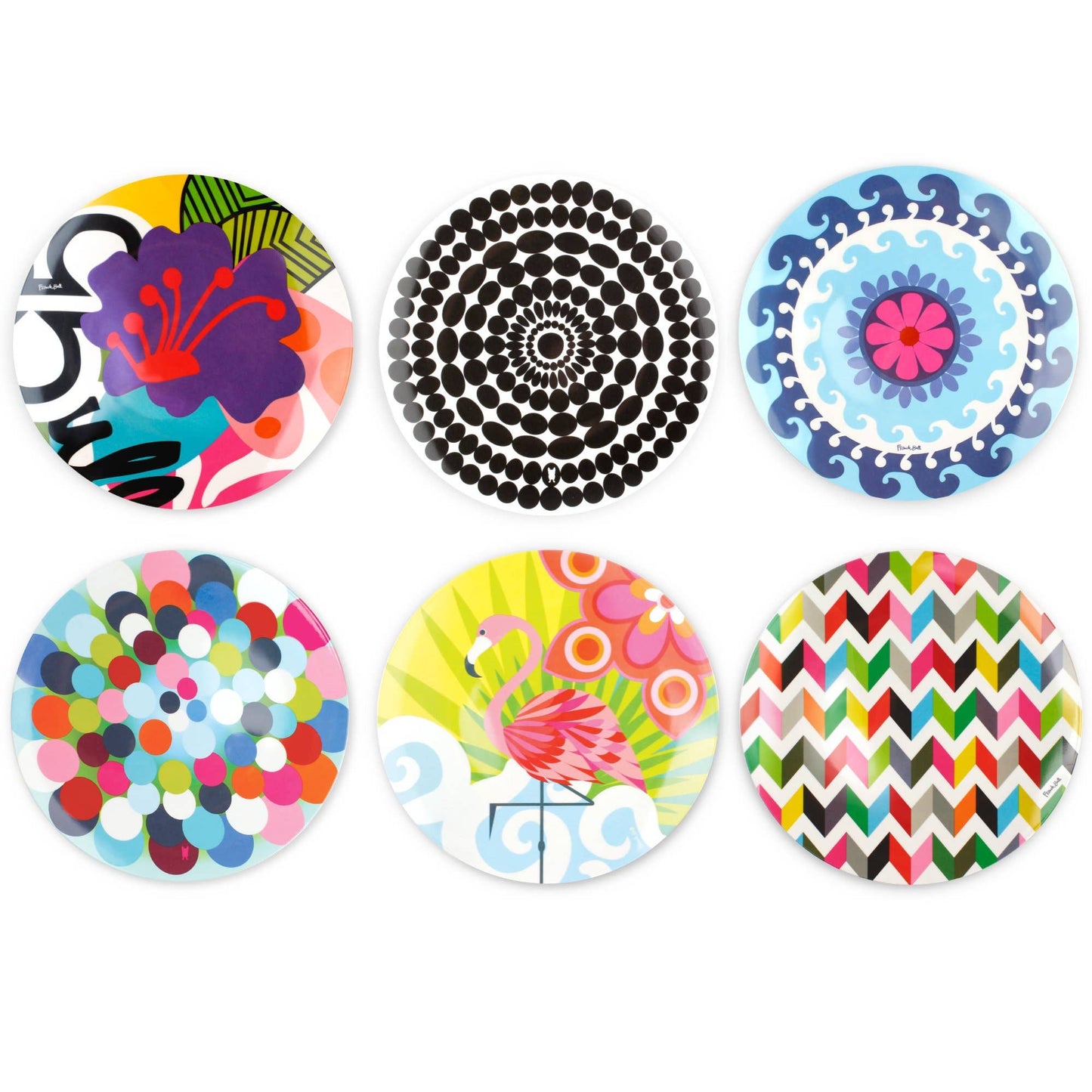 Assorted 9" Salad Plate Gift Box - Set of 6